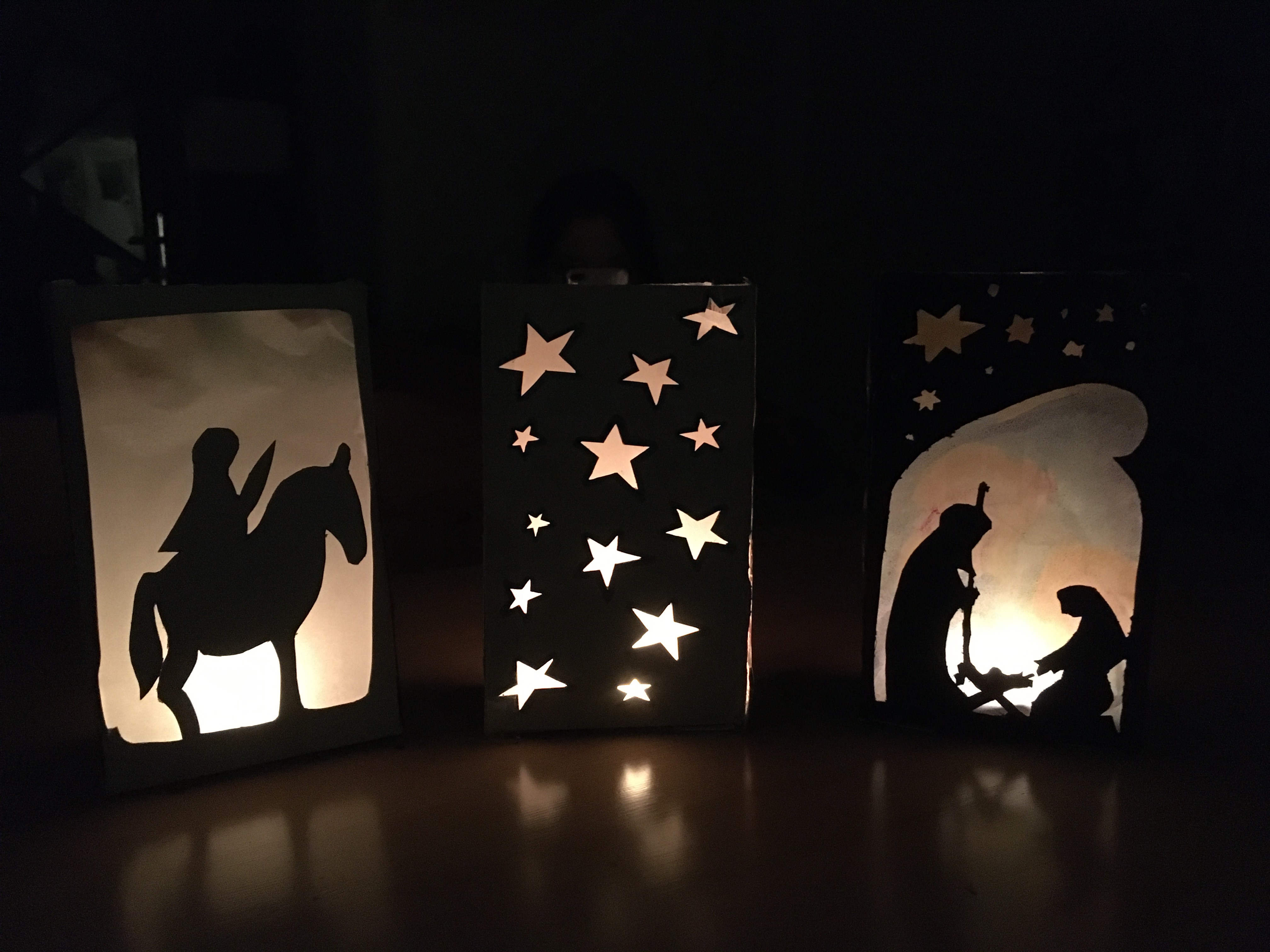 I enjoyed crafting these lanterns. (c) Anna Whitehead.