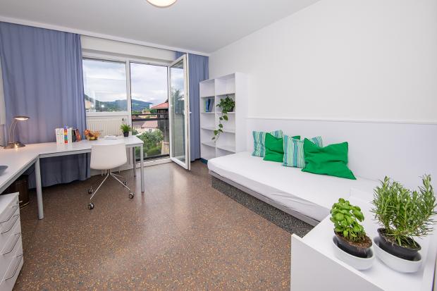 Blick auf Zimmer