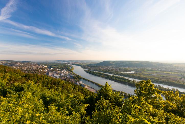 Sicht auf Bisamberg