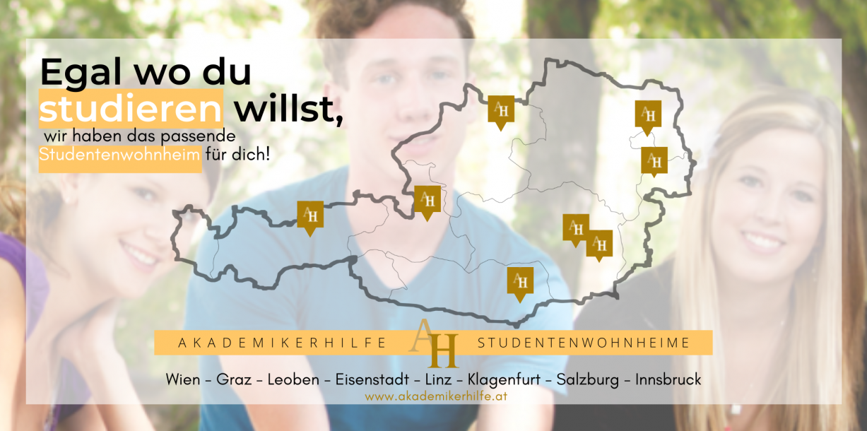 Egal wo du studieren willst. 