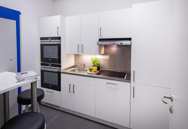 view of kitchenette in a shared apartment