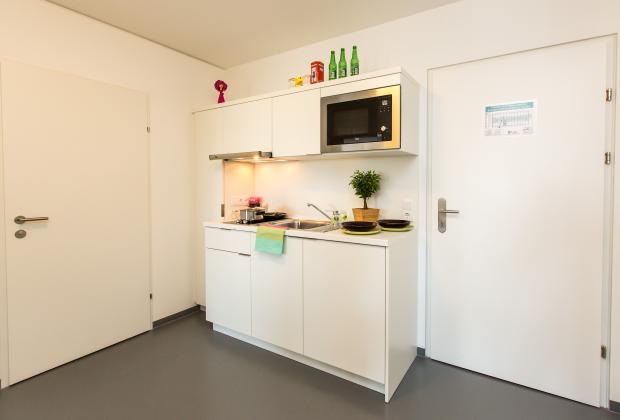 view of kitchenette in a shared flat