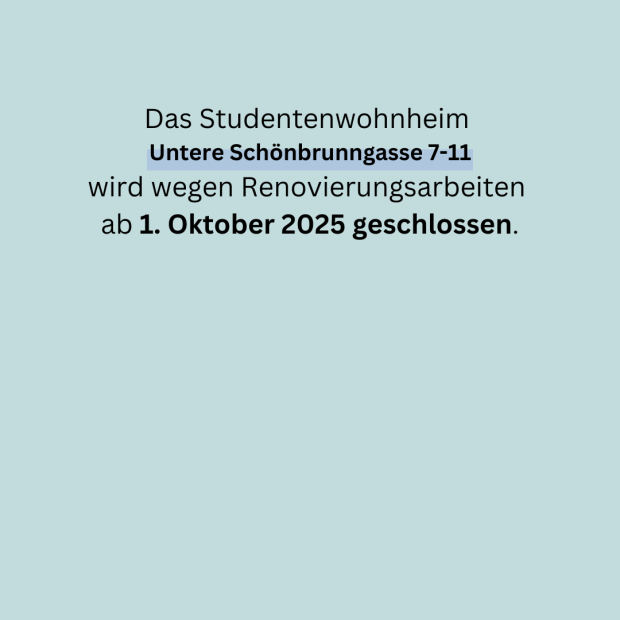 Das Haus wird aufgrund Renovierungsarbeiten - 1.10.2025 - geschlossen. 