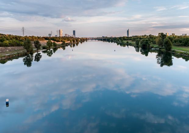 Sicht auf die Donau